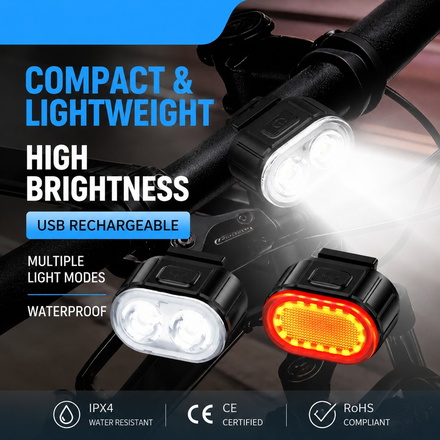Front And Rear Light Set RF-114