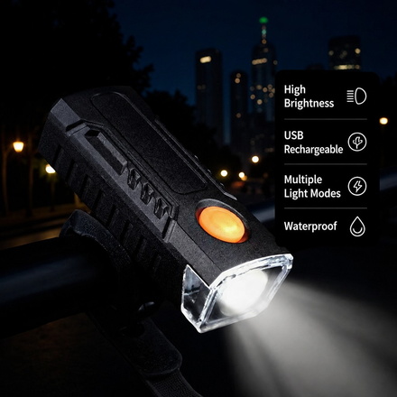 Helmet Mount Bike Light RF-106
